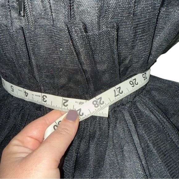 Altar’d State Gigi  Black Tiered Tulle Dress | S - Picture 5 of 6